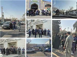 حمل مشعل سومين المپياد فرهنگي-ورزشي «کار و تلاش» در سطح شهر بابل