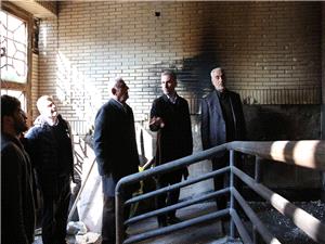 بازديد شهردار منطقه 5 از مساجد آسيبديده پونک و اباذر