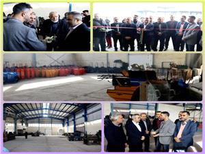 افتتاح واحد توليدي فرقون، سمپاش و ترايلر در شهرک صنعتي رستمکلاي قائمشهر