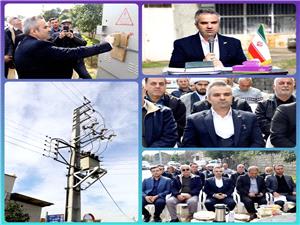 به مناسبت ايام الله دهه مبارکه فجر 10 پروژه برق با ارزش 67 ميليارد ريال در شهرستان افتتاح شد