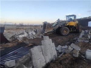 قلع و قمع 61 مورد ساختوساز غيرمجاز در اراضي کشاورزي باسمنج تبريز