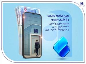 تسهیلات فوری و آنلاین تا 600 میلیون تومان با «نیترو» بانک صادرات