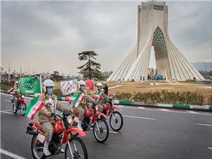 رژه موتورسواران نيروهاي مسلح از فرودگاه مهرآباد تا بهشت زهرا (س)