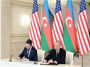 ونس و علیاف توافق مشارکت راهبردی آمریکا- جمهوری آذربایجان را امضا کردند