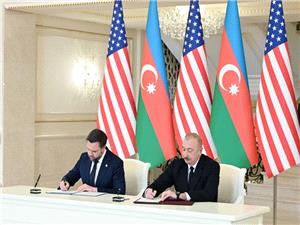 امضای توافق مشارکت راهبردی میان آمریکا و جمهوری آذربایجان