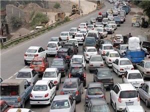 ترافیک سنگین جاده چالوس و آزادراه تهران–شمال را یکطرفه کرد