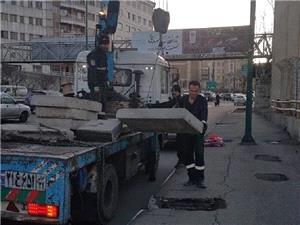 رفع خطر مسير کندرو بزرگراه يادگار امام (ره) به سعادتآباد