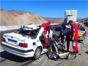 تصادف مرگبار در آزاد راه اصفهان- نطنز